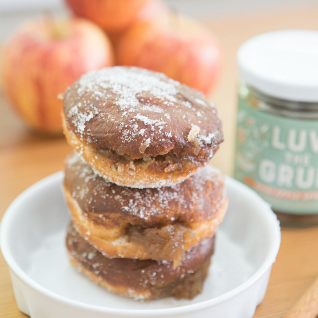 Chai Apple Filled Donuts