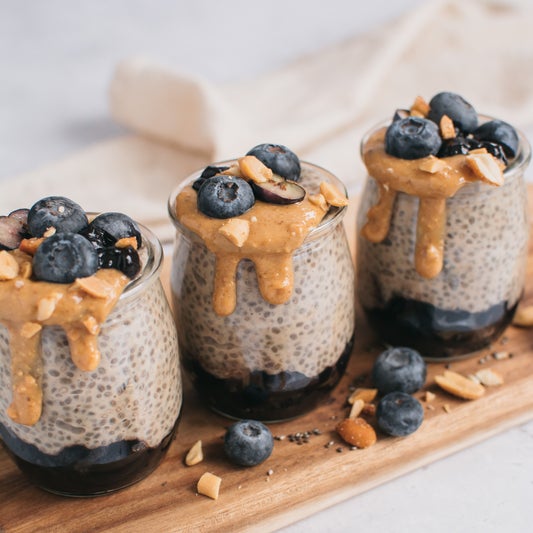 PB&J Overnight Chia Pudding