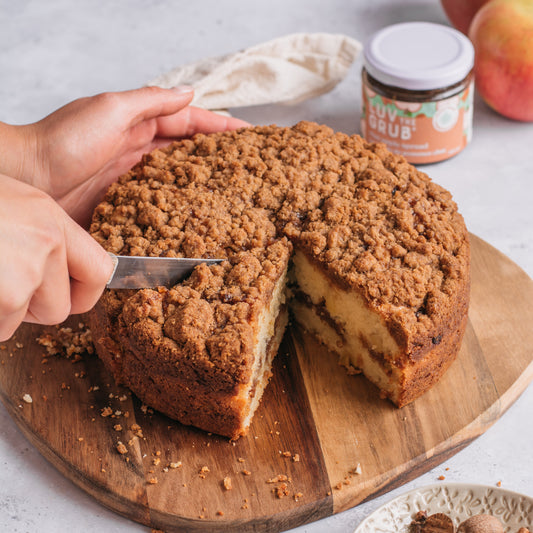 Chai Apple Sour Cream Coffee Cake